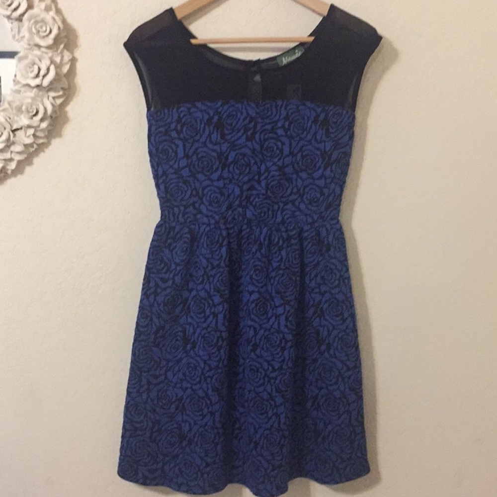 Maude NWT sheer top with floral details
